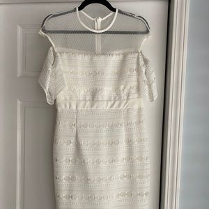 White Bardot dress